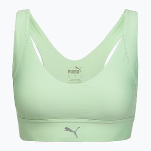 Reggiseno sportivo da running Puma High Impact Ultraform Running Bra green/silver