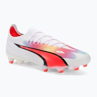 PUMA Ultra Ultimate FG/AG scarpe da calcio uomo puma bianco/puma nero/fire orchid