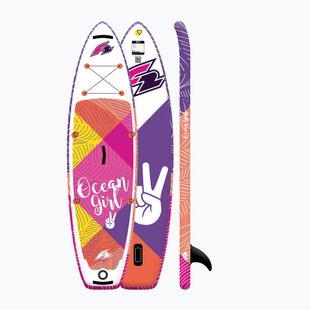 Tavola da SUP per bambini F2 Ocean Girl 9'2" rosa