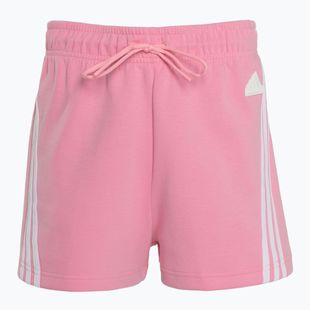 Pantaloncini adidas Future Icons 3-Stripes donna, rosa bliss