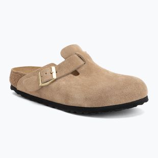 Ciabatte BIRKENSTOCK Boston Suede Leather sandcastle