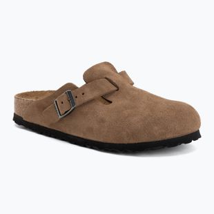Ciabatte BIRKENSTOCK Boston Suede Leather dark tea