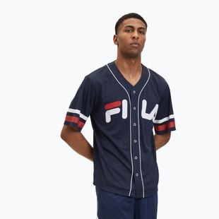 Maglietta da uomo FILA Lashio Baseball black iris