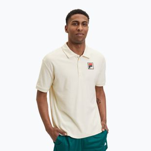 Maglietta polo da uomo FILA Liverpool Towelling antique white