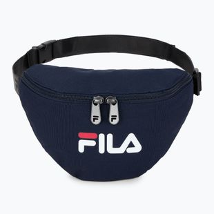 FILA Fortaleza piccola borsa street waist grande logo nero iris