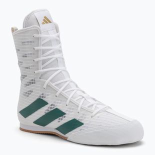 adidas Box Hog 4 nuvola bianca / verde chiaro / nucleo nero scarpe da boxe