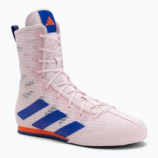 Scarpe da boxe adidas Box Hog 4 quasi rosa/blu chiaro/arancio d'impatto