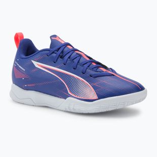 Scarpe da calcio PUMA Ultra 5 Play IT Jr per bambini lapislazzuli/puma bianco/tramonto