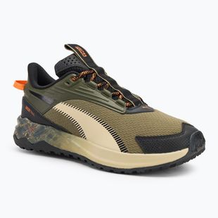 Scarpe da corsa da uomo PUMA Extend Lite Trail landslide oliva scura/puma nero