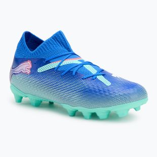 PUMA Future 7 Pro FG/AG Jr scarpe da calcio da bambino bluemazing/puma bianco/elettrico peppermint
