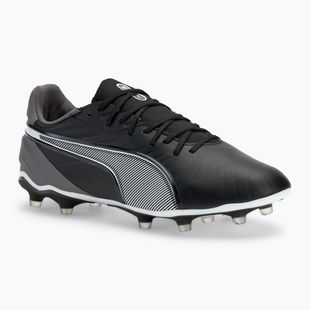 PUMA King Match FG/AG scarpe da calcio puma nero/puma bianco/grigio scuro freddo
