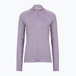 Felpa running da donna PUMA Run For Her Ribbed Full Zip prugna chiaro