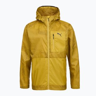 Giacca da corsa da uomo Puma Seasons Windcell Running Jacket gold