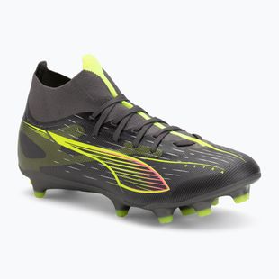 Scarpe da calcio PUMA uomo Ultra 5 Match+ FG/AG argento invecchiato opaco/allarme giallo/puma argento invecchiato