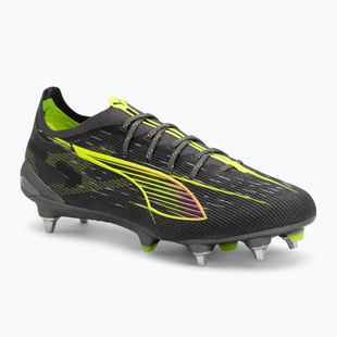 PUMA scarpe da calcio da uomo Ultra 5 Ultimate MxSG opaco invecchiato argento/giallo allarme/sole colpito