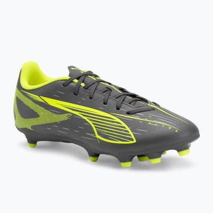 PUMA Ultra 5 Play FG/AG opaco argento invecchiato/allarme giallo/puma argento invecchiato scarpe da calcio