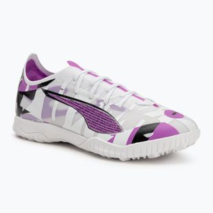 PUMA Ultra 5 Match Forever TT scarpe da calcio uomo puma bianco/magenta puro/grigio piuma/puma nero