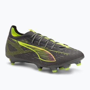 Scarpe da calcio PUMA uomo Ultra 5 Pro FG/AG argento invecchiato opaco/allarme giallo/sole colpito