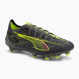 Scarpe da calcio PUMA uomo Ultra 5 Ultimate FG argento invecchiato opaco/giallo allerta/sole colpito