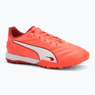 PUMA King Pro TT scarpe da calcio uomo rosso incandescente/puma bianco/rosso fuoco