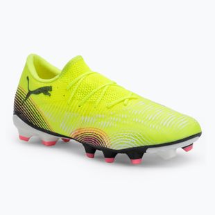 Scarpe da calcio da uomo PUMA Future 8 Match Low FG/AG yellow alert/ puma nero/ sole colpito