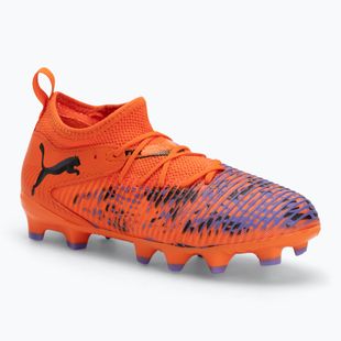 PUMA Future 8 Match Creativity FG/AG Jr scarpe da calcio bambino papavero arancione/puma nero/ametista scuro