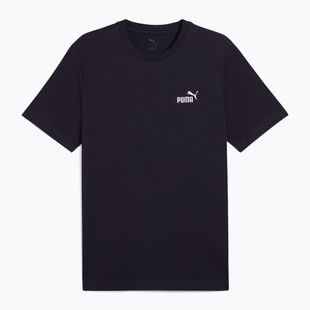 PUMA ESS Small No. 1 Logo Tee Uomo Nuovo navy