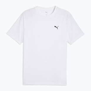 PUMA ESS Small Logo Poly Tee Uomo puma bianco