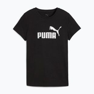Donna PUMA ESS Metallic No. 1 Logo Tee puma nero/argento metallico