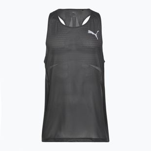 Maglietta da corsa da uomo PUMA Raceday Ultraspun Singlet puma nero