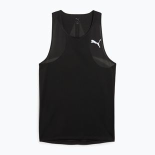 Maglietta da corsa da uomo PUMA Raceday Ultraspun Singlet puma nero