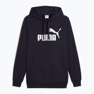 Felpa con cappuccio PUMA ESS No. 1 Logo Uomo TR new navy