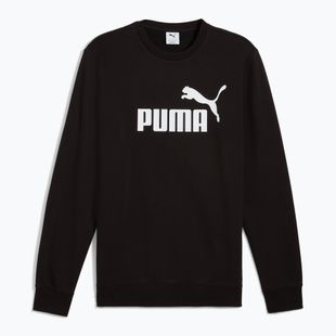 Felpa PUMA ESS No. 1 Logo Crew TR Uomo puma nero