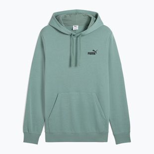 Felpa con cappuccio PUMA ESS Small No. 1 Logo Uomo TR verde luna