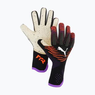 PUMA Future Ultimate NC guanti da portiere puma nero/rosso brillante/viola glimmer
