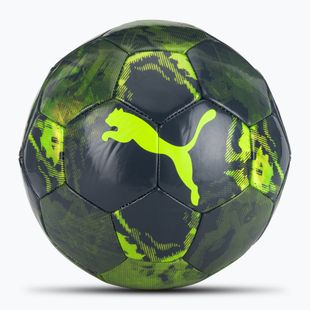 PUMA Cup Football Graphic allarme giallo / bagliore verde / grigio galattico dimensioni 5