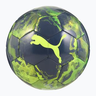 PUMA Cup Football Graphic allarme giallo / bagliore verde / grigio galattico dimensioni 5