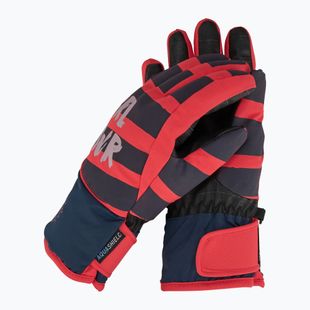 Guanto da sci per bambini ZIENER Liwa Aquashield PR rosso fuoco