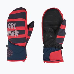 ZIENER Guanti da sci per bambini Liwani Aquashield PR Mitten rosso fuoco