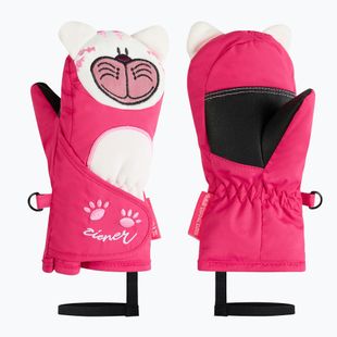 Guanti da sci per bambini ZIENER Lanimalo-Z pop pink