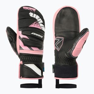 Guanti da sci per bambini Ziener Lopaki-Z AS PR Mitten black/pink vanilla