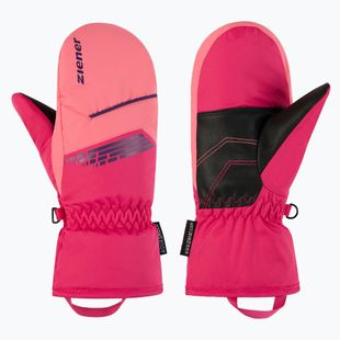 Guanti da sci per bambini ZIENER Lavivo-Z AS Mitten pop pink