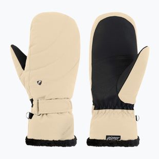 Guanti da sci da donna Ziener Keaki-Z Aquashield PR Mitten Glove soft taupe