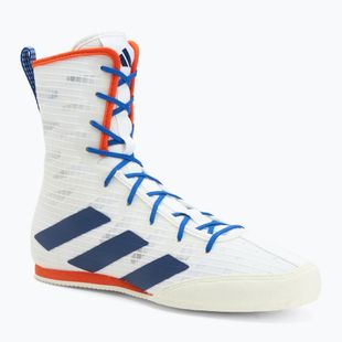Scarpe da boxe adidas Box Hog 4 white/navy