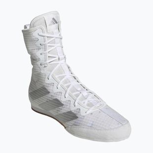 Scarpe da boxe adidas Box Hog 4 white/silver