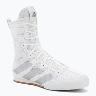 Scarpe da boxe adidas Box Hog 4 white/silver