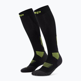 CEP Calze a compressione da donna Run Tall 5.0 nero/lime
