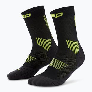 CEP Calze a compressione da donna Run Mid Cut 5.0 nero/lime