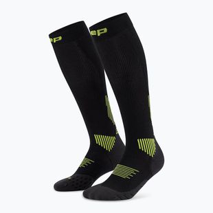 CEP Calzini a compressione da uomo Run Tall 5.0 nero/lime