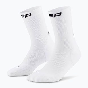 CEP Calzini a compressione da uomo Run Mid Cut 5.0 bianco